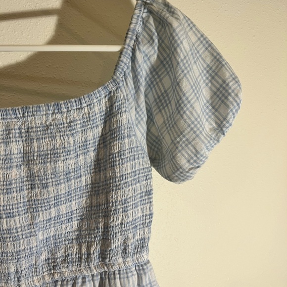 Jessica Simpson Checkered Blue Dress - Picture 4 of 6